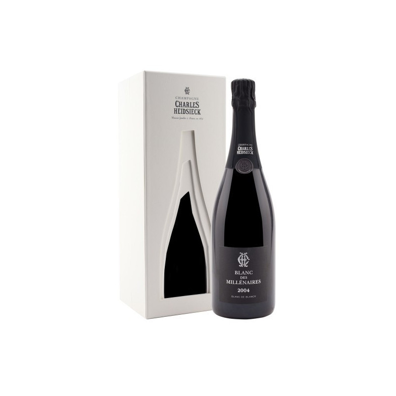 Champagne Charles Heidsieck Blanc de Millénaires 2004 coffret
