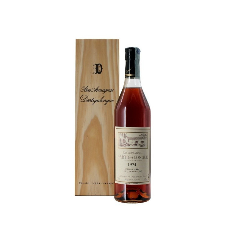 Dartigalongue Bas Armagnac 1974 Coffret Legno