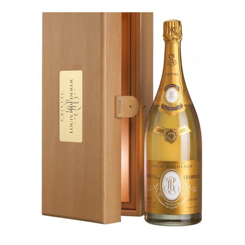 Champagne Louis Roederer Cristal 2002 matusalem cassa legno 6 litri