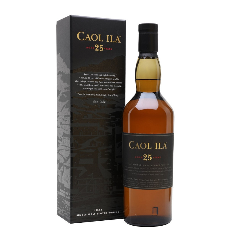 Caol Ila 25 Years Old Islay Single Malt Scotch Whisky 70 cl