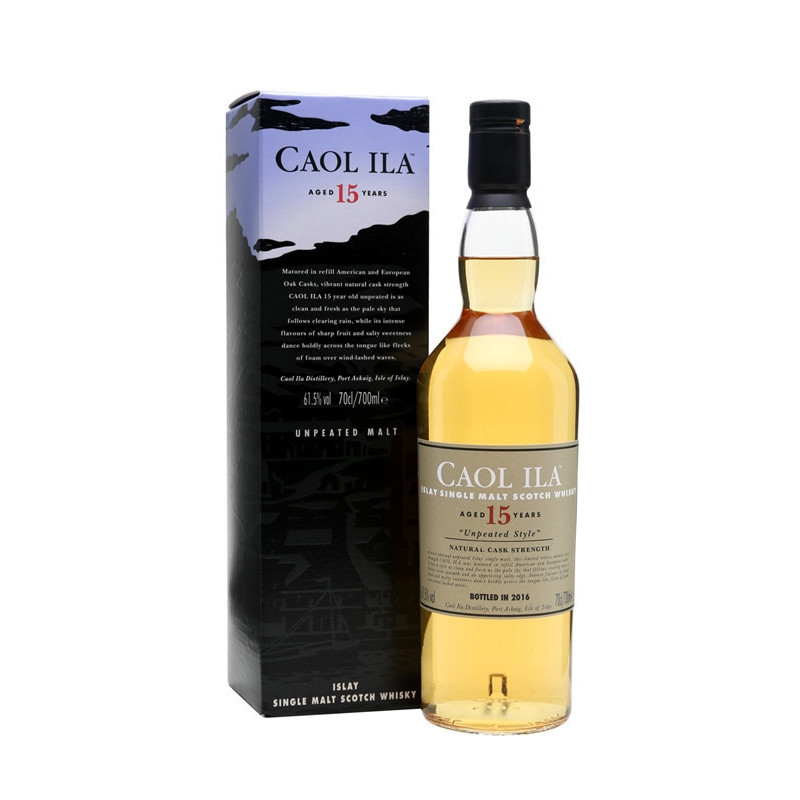 Caol Ila 15 Years Old Islay Single Malt Scotch Whisky Unpeated 70 cl