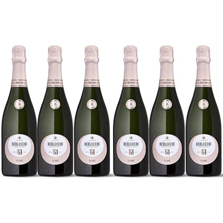 Berlucchi 61 Franciacorta Rose' 6 bottiglie