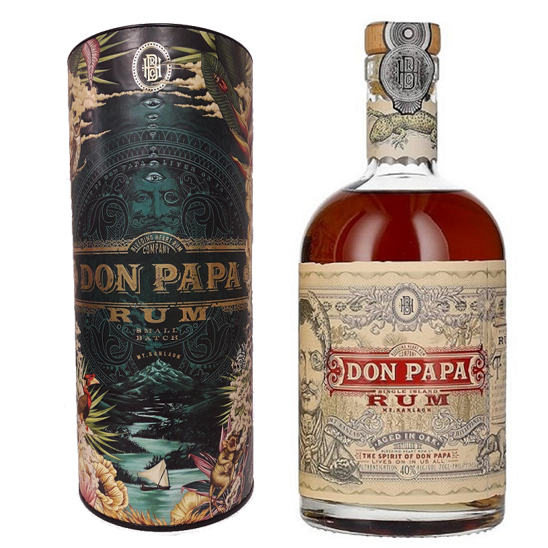 Don Papa Rum Astucciato  40° 70 cl edizione Kanlaon single island