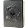 AMUERTE METAL BOX GREEN - Gin 70 cl + 2 bicchieri trasparenti