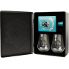 AMUERTE METAL BOX GREEN - Gin 70 cl + 2 bicchieri trasparenti