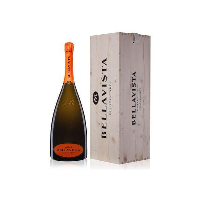 Bellavista Franciacorta Alma Cuvée Brut Jeroboam 6 LT cassa legno